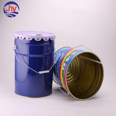 20 Litre/5 Gallon Metal Pails Bucket with Butterfly Type Plastic Cap