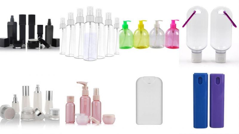 Wholesale 30ml 50ml Black Colour Glass Perfume Bottle with Spray Cap
