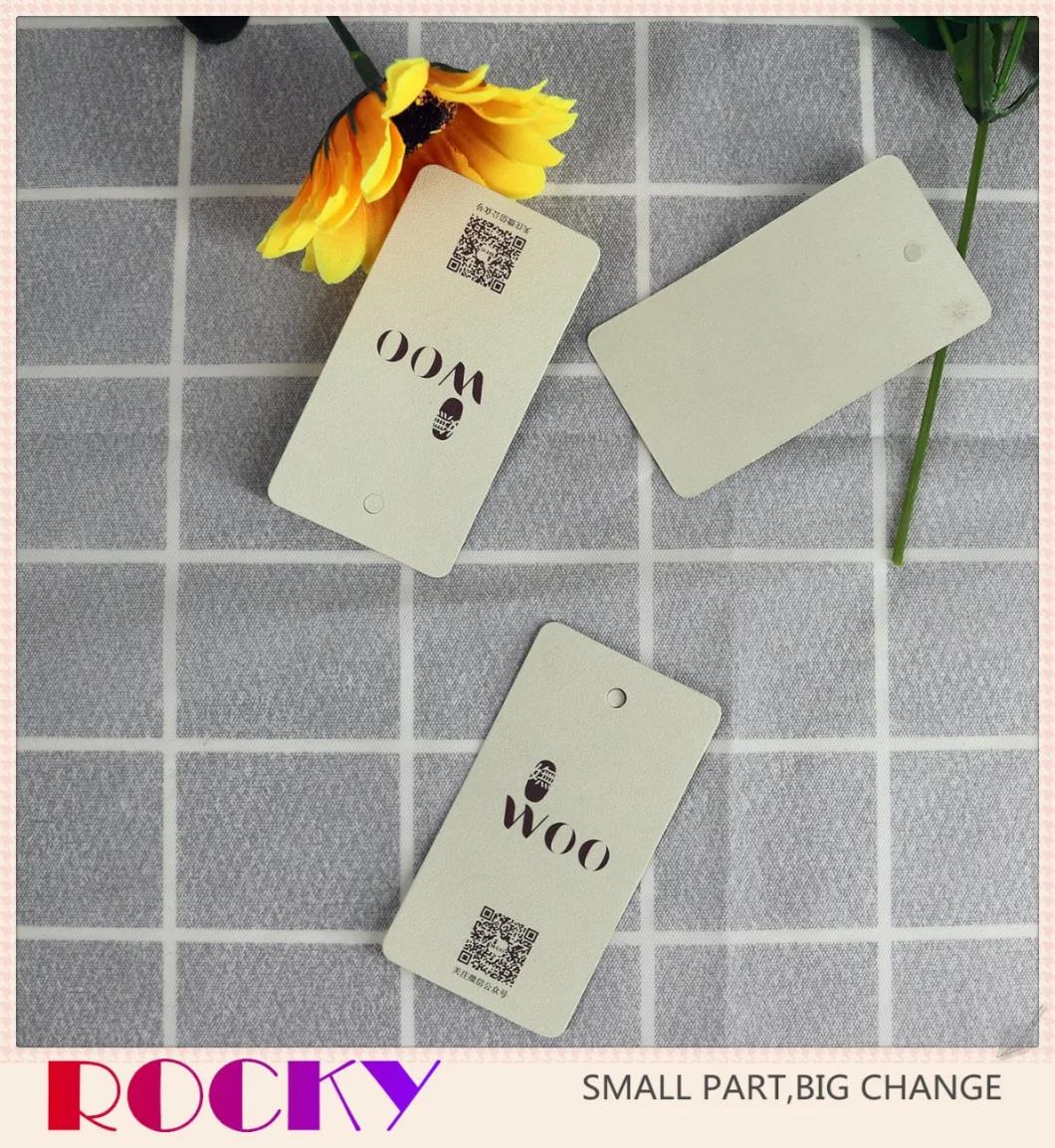 Paper Printing Logo Tag Eco Friendly Custom Size Label Hangtag for Cloth