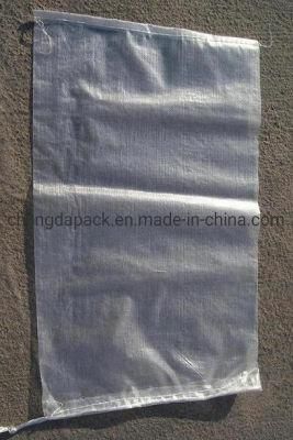 Customized Polypropylene PP Woven Feed Bags 25kg 50kg Customized Polypropylene Sack 25kg 50kg Plain White PP Woven Bag