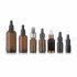 10ml 20ml 30ml 50ml 100ml Glass Dropper Bottle Essential Oil Amber Glass Bottle with Plastic Dropper Metal Dropper