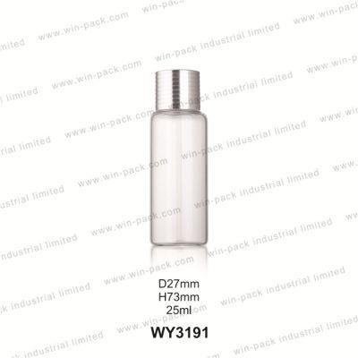 Direct Factory Empty Cosmetic Packaging Clear Screw Glass Bottle