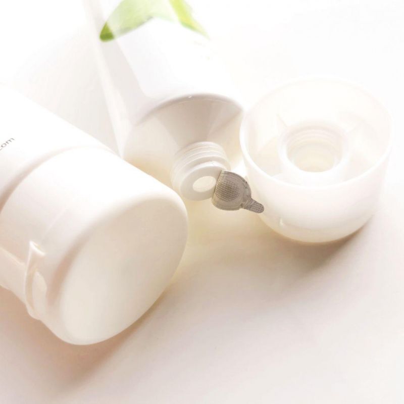 50ml 60ml White Squeeze Plastic Tube Cosmetic with Flip Top