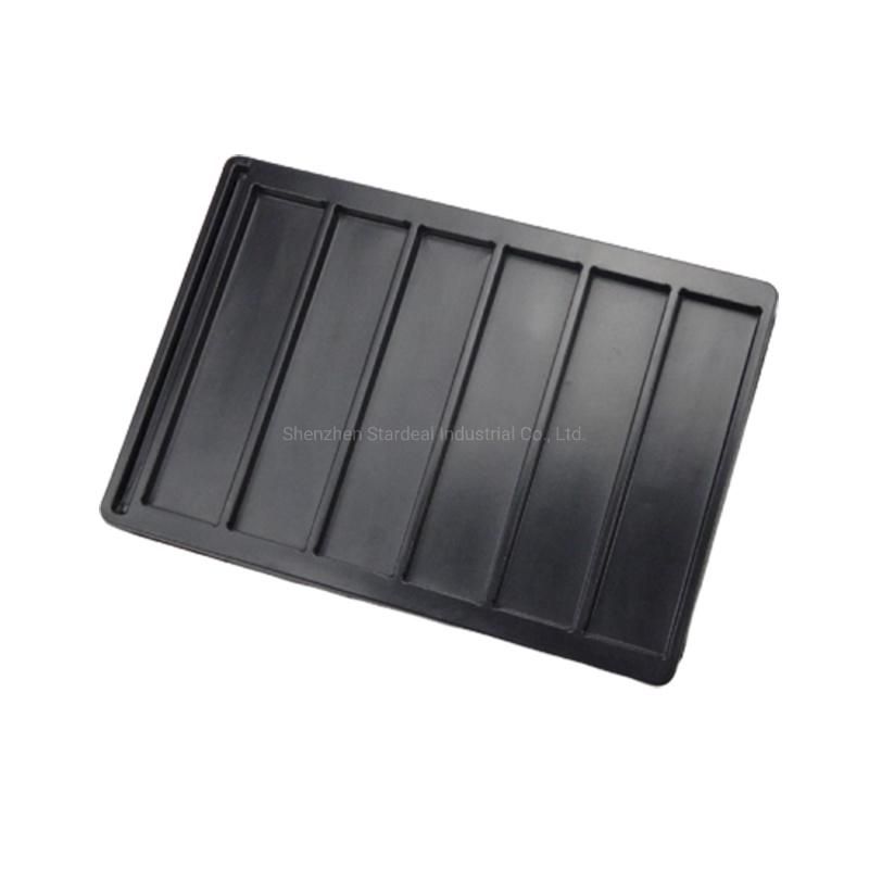 Custom Cheap Black HIPS Hard Vacuum Formed Plastic Tray