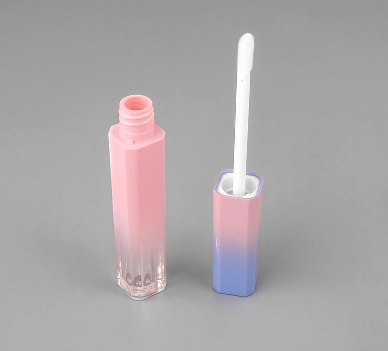 Affordable Factory Price Bulk Pink Lipgloss Bottle with Brush Custom Empty Lip Gloss Tube Container Packaging