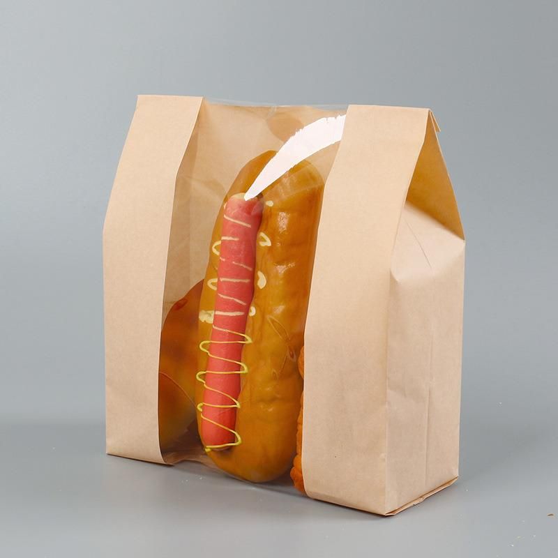 Bread Paper Bag with Clear Window with Your Own Logo