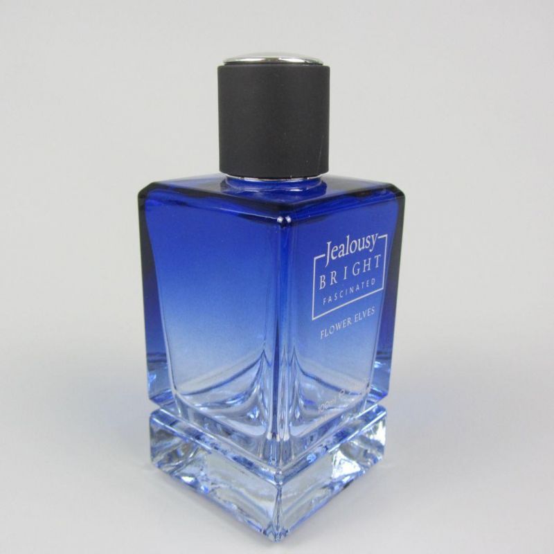 Customised Wholesale Sprayer Glass Perfume Bottles with Black Cap