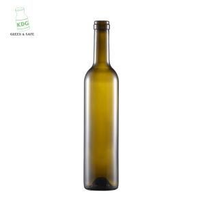 Factory Direct Sale Amber Empty Round Wholesale Glass Bottle for Liquor