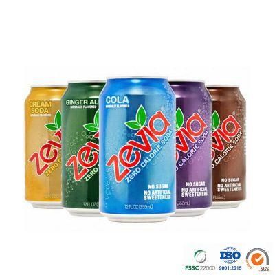 Manufacturer Supplier Soft Drink Customized Printed or Blank Epoxy or Bpani Lining Standard 330ml Aluminum Can