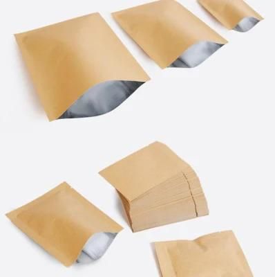 Thick Kraft Paper Self-Supporting Sealing Bag Nut Tea Food Packaging Bag Dried Fruit Sealed Bag