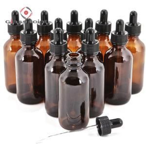 Wholesale 120ml Amber Boston Bottle with Black Dropper