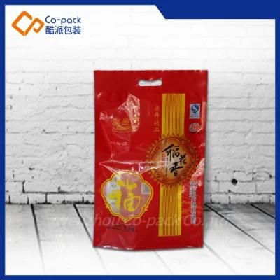 Custom 5kg Plastic Rice Packaging Bag with Transparent Windows