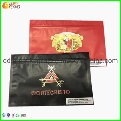 Smell Proof Pouch Stand up Zipper Mylar Bag for Tobacco Packaging