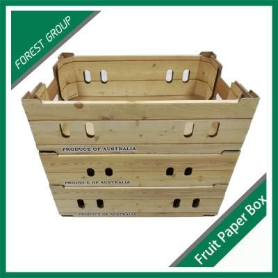 Double Wall Rigid Corrugated Fruit Packaging Box