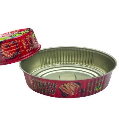 601# Color Printing Tuna Fish Oval Empty Tin Cans