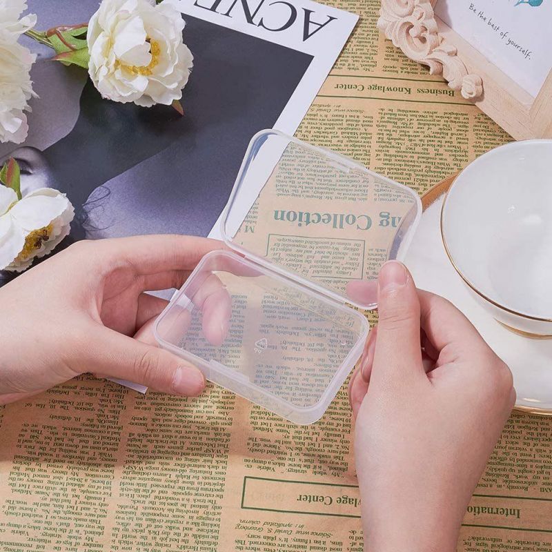 High Transparency Visible Plastic Box Clear Storage Case with Lid Use for Organizing Small Parts