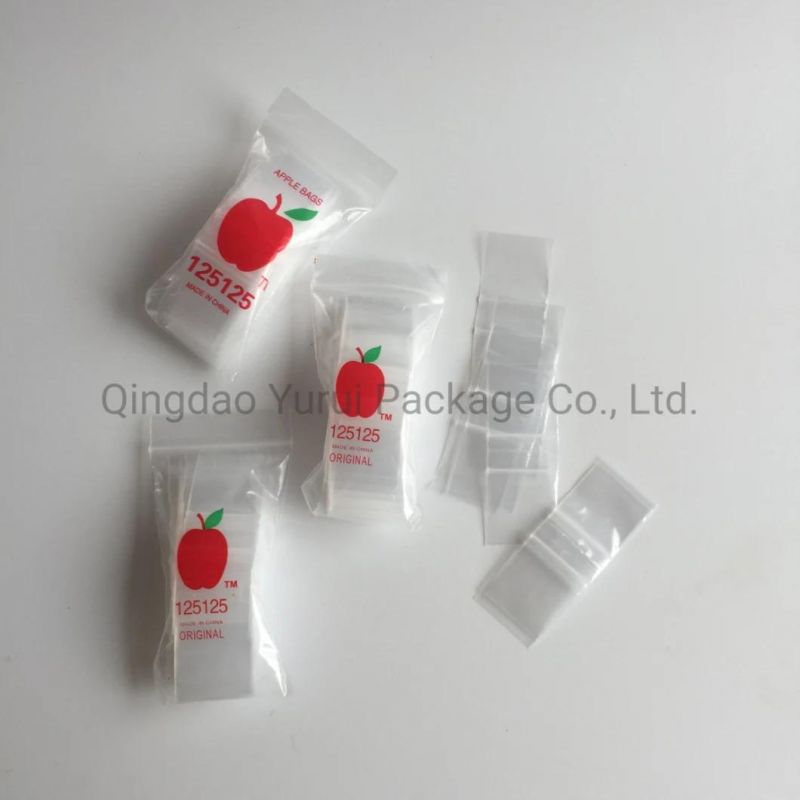 Reusable LDPE Small Zip Lock Baggies Using for Jewelry Pills Accessories