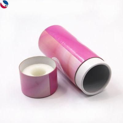 Custom Wholesale Package Box Print Logo Cylinder Paper Tubes for Cosmetic Packing