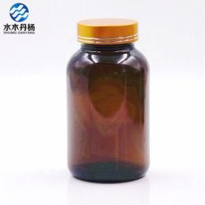 Wholesale 500ml Amber Wide Mouth Medicine Glass Bottle Tablets Bottle with Cap