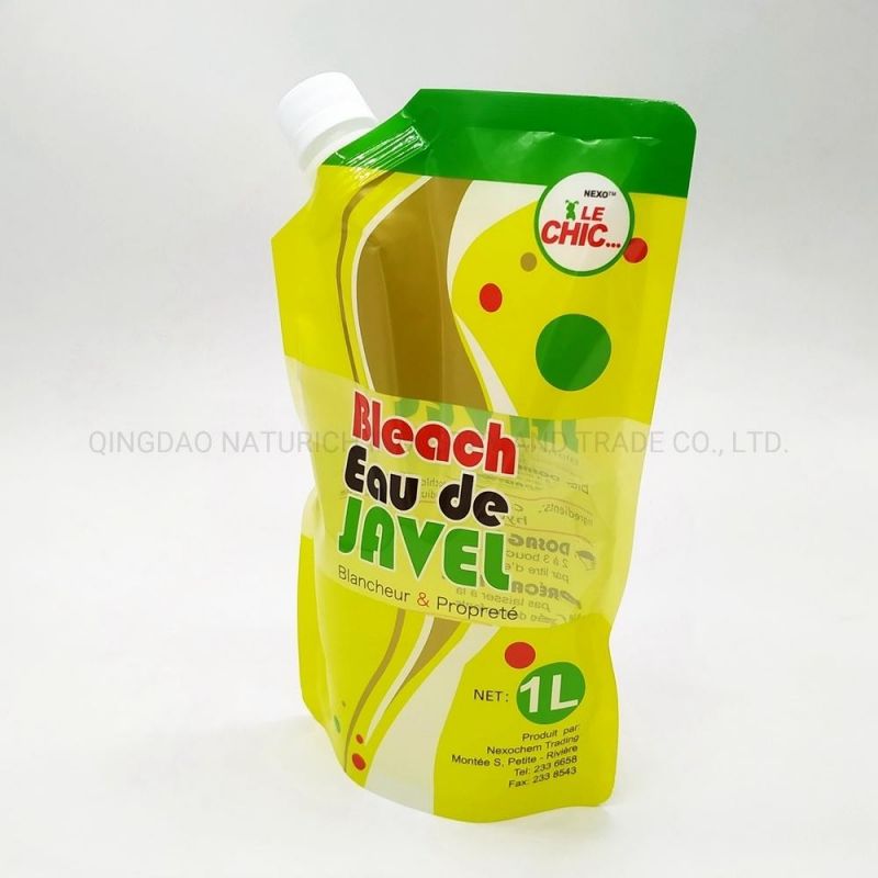 Spout Bag for Bleach Eau De Javel with Handle