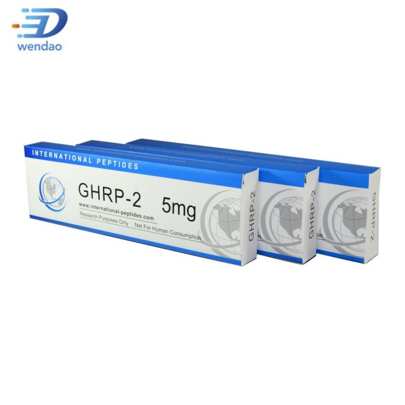 Manufacturer High Quality Custom Steroid Peptide HCG Glass Vial Paper Label and Box