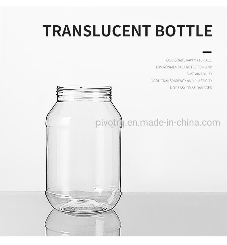 1650ml Food Grade Plastic Food Storage Jar and Bottle with Seal Plastic Lid