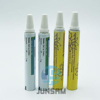 Long Nozzle Aluminum Recyclable Container Tube Open Orifice Sanitary Pharmacy Packaging