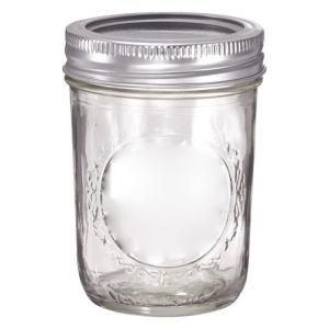 8oz Glass Mason Jar with Metal Lid