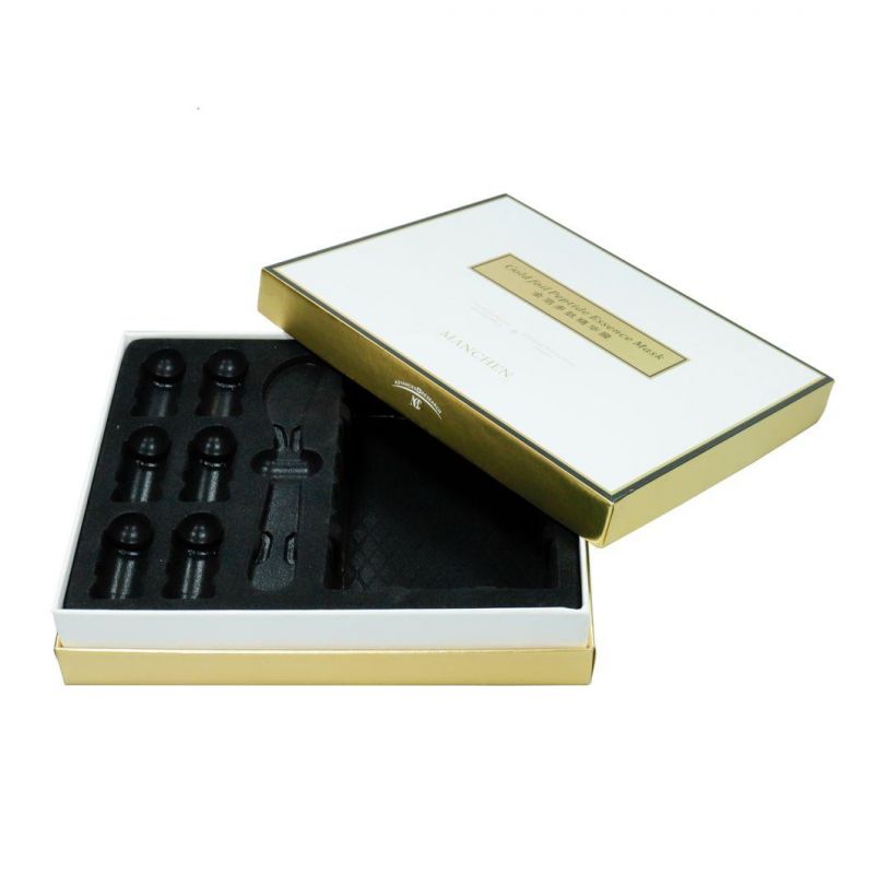 Cosmetic Customized Design Luxury Paper Packaging Box with EVA Insert Wine Box