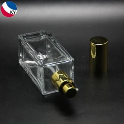 Pump Sprayer 100ml Square Glass Bottle Empty Bottle