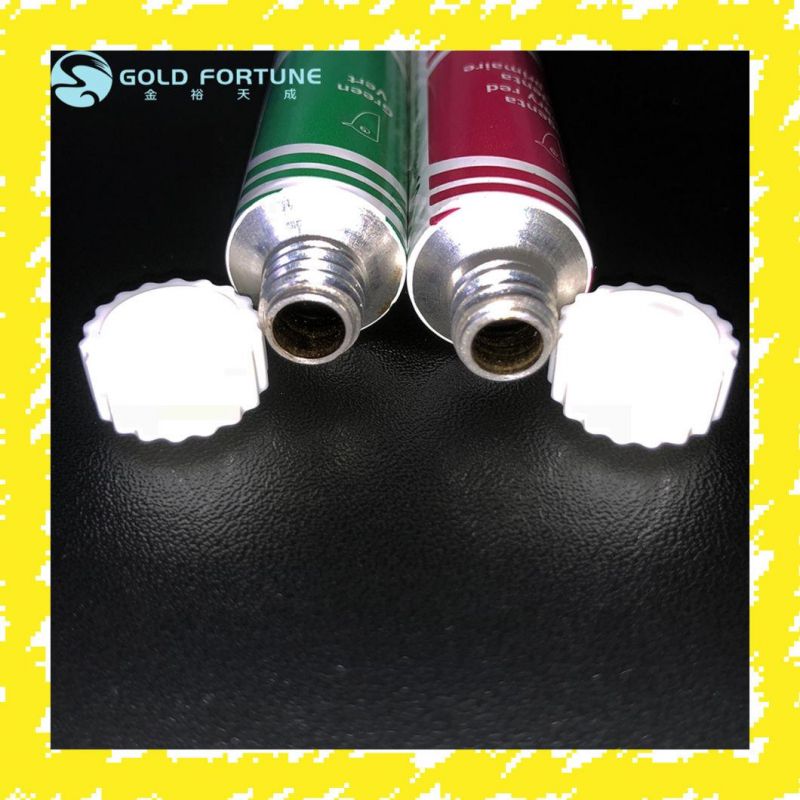 Food Grade Empty Cosmetic Packaging Collapsible Aluminium Tubes