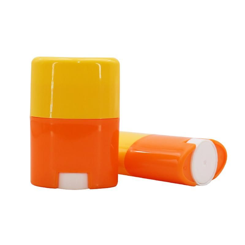 High Quality Hot Stamping Orange Bulk Packaging Sunscreen Stick