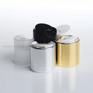 Aluminum Press Top Cap Gold Disc Dispensing Cap 24/410 for Lotion