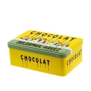 Rectangular Tin Box for Chocolate