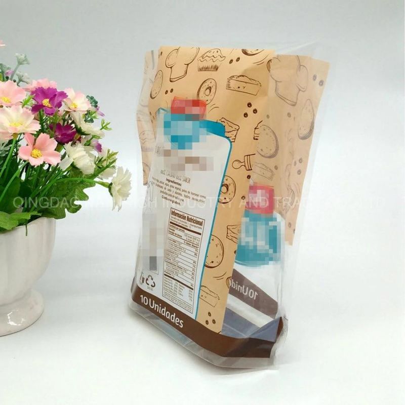 Kraft Paper Coffee Bean Packaging Bags with Valve