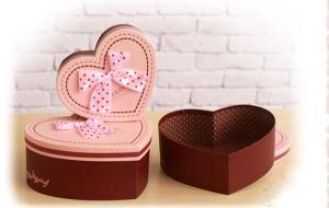 High Quality Heart Chocolate Gift Box with Paper Dividers