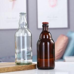 Home Brewing Glass Airtight Rubber Seal Amber Empty Clear 500ml 330ml Swing Top Beer Glass Bottle