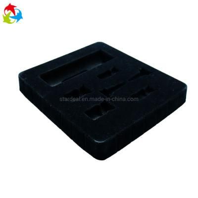 Black Flocking Blister for Cosmetic Products Packaging