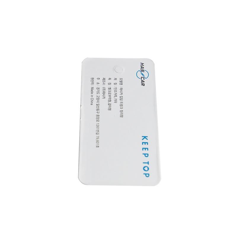 Small MOQ Thick Paper Blue Logo Hang Tag