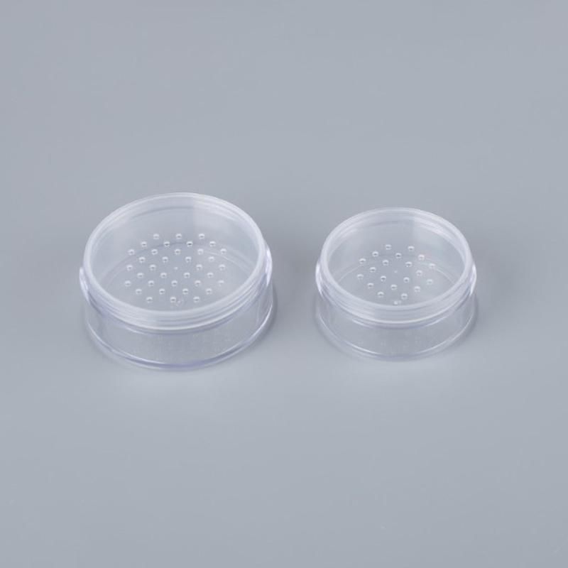 Acrylic Transparent Loose Powder Talcum Powder Optional Switch Packaging Plastic Jar with Lid