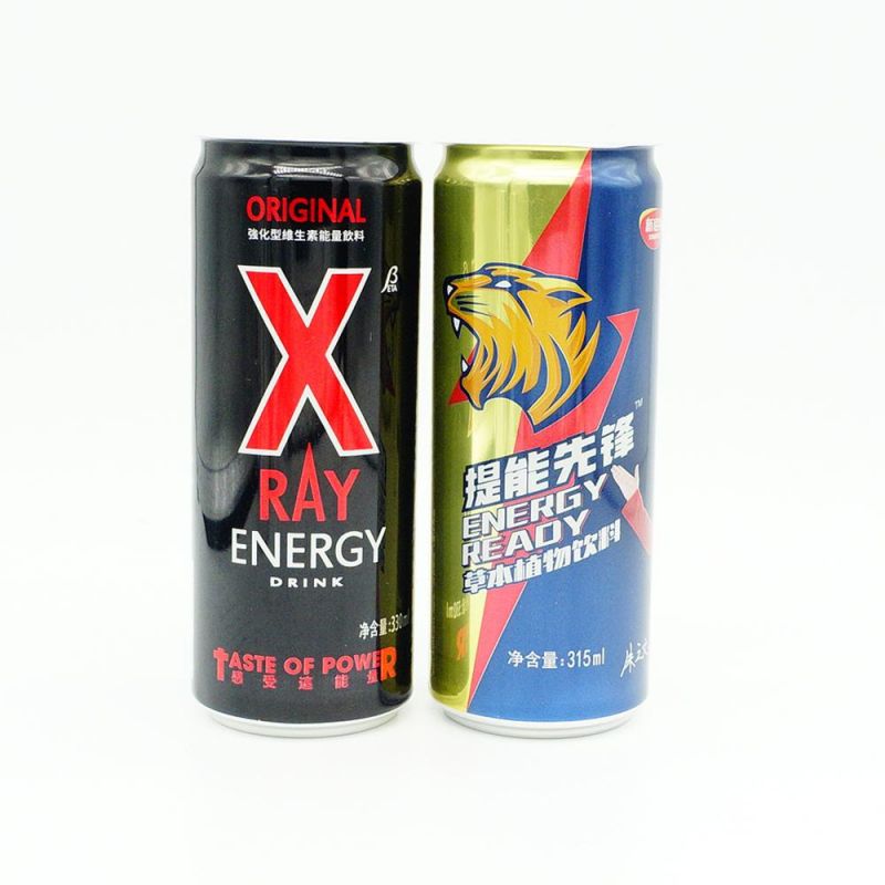 Aluminum 11.3oz Energy Drinks Cans with 202 Ends