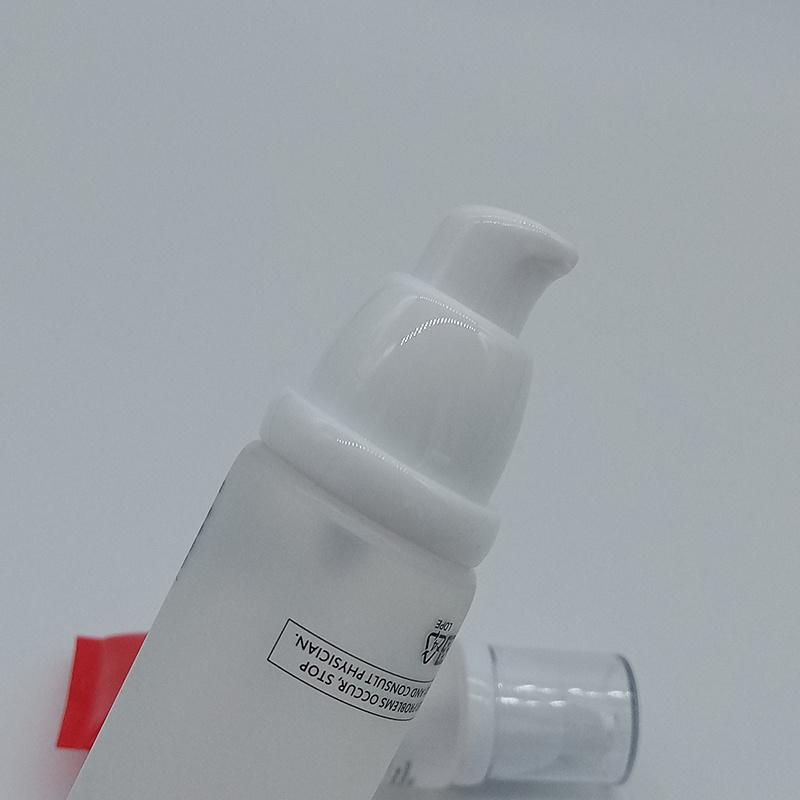 Face Wash Packaging Airless Pump Tube for Sunscreen Bbcc Tube