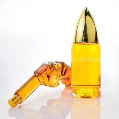 High Quality Bullet Shaped Glass Bottle 750ml