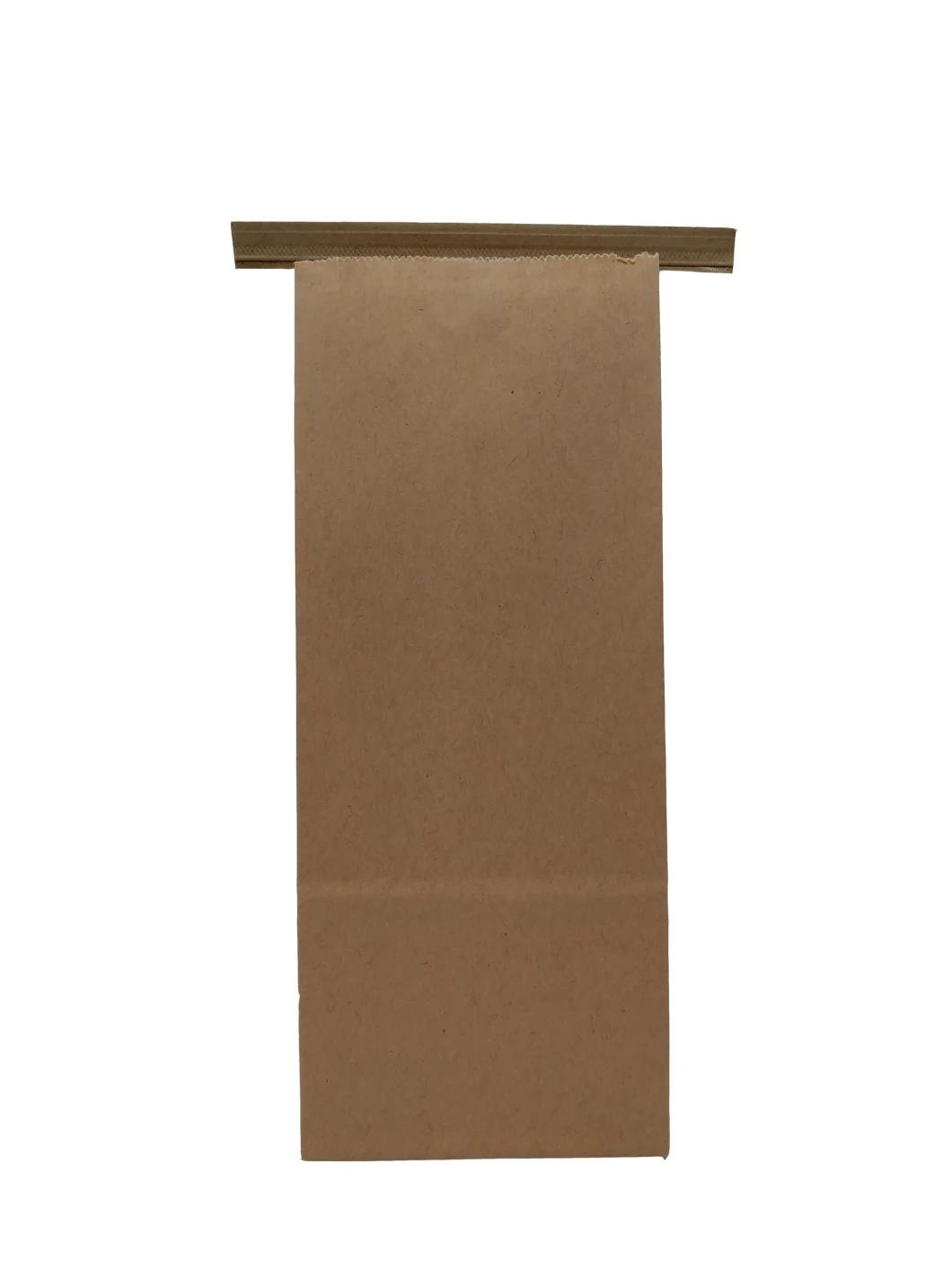 Quad Seal Tin Tie Paper Bag for Cookie Coffee 1lb, 1/2lb, 2lb