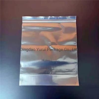 Factory Wholesale Transparent Zipper Plastic Packaging Bag