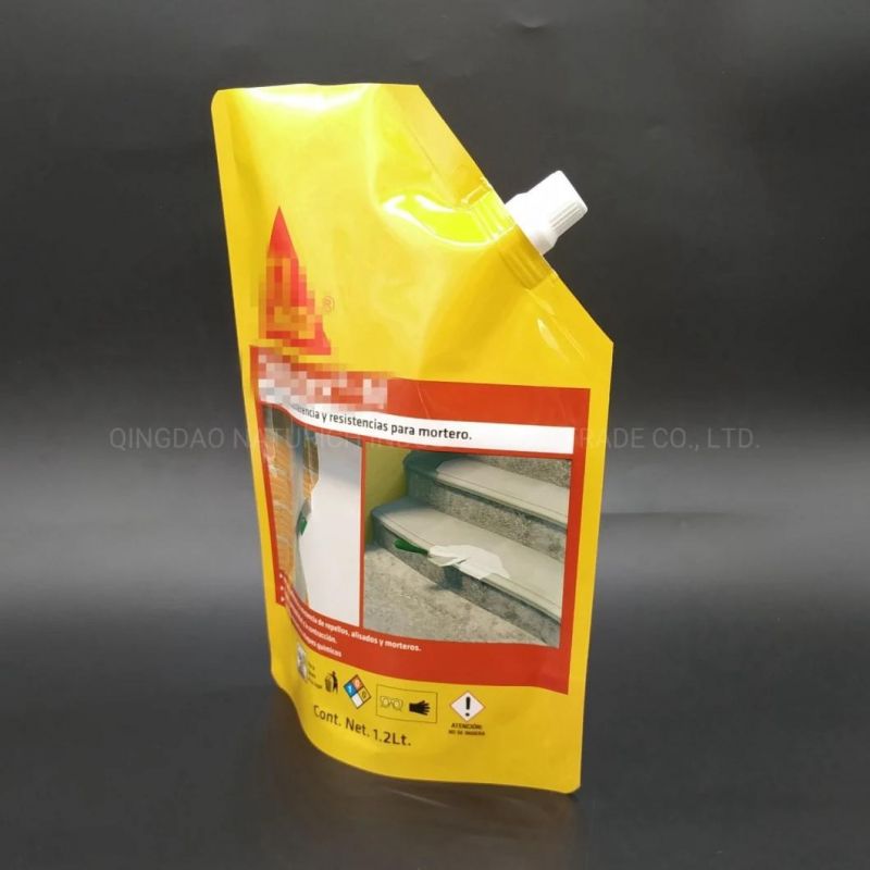 1.2L Putty Powder Packing Stand up Spout Bag