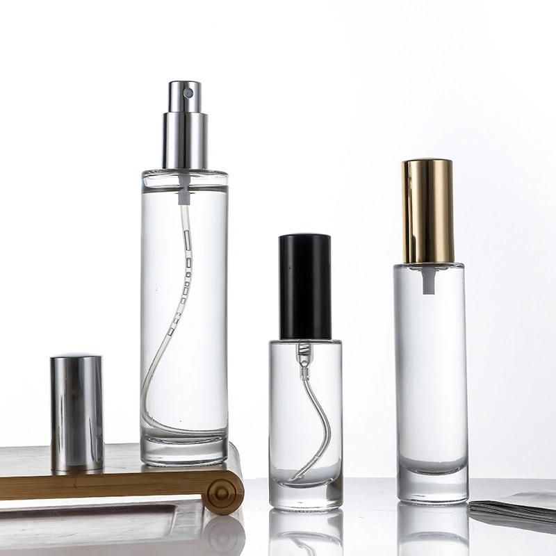 30ml 50ml 100ml Clear Thin Glass Perfume Bottle Spray Atomizer Empty Sample Vials Refillable Mini Sprayer Flacon