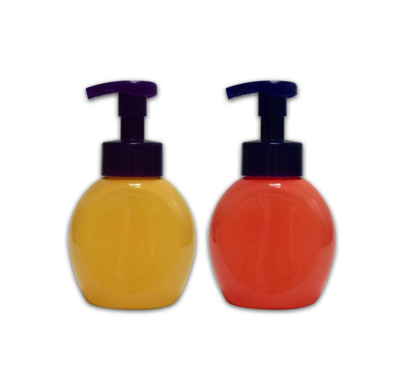 320ml Yellow Plastic Lotion Container Empty Lotion Containers Packaging Plastic Lotion Cosmetic Packaging Bottle