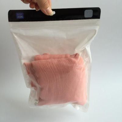 Wholesale Scarf Zip Lock 3 Sides Seal Compound Bag Biodegradable Plastic Bag