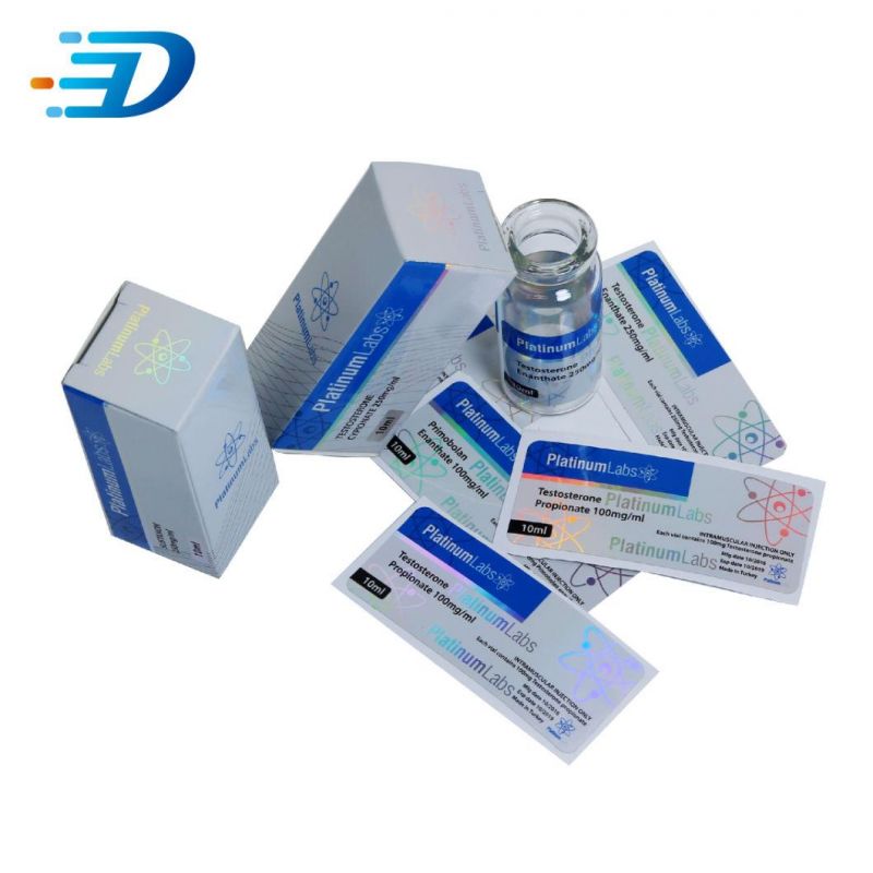 Custom New Design Logo Printing 10ml Vial Box